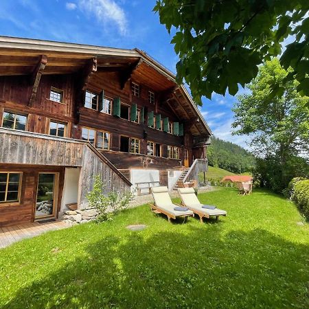Alpen Charme - Chalet D'Hotes Et Spa Gsteig ภายนอก รูปภาพ