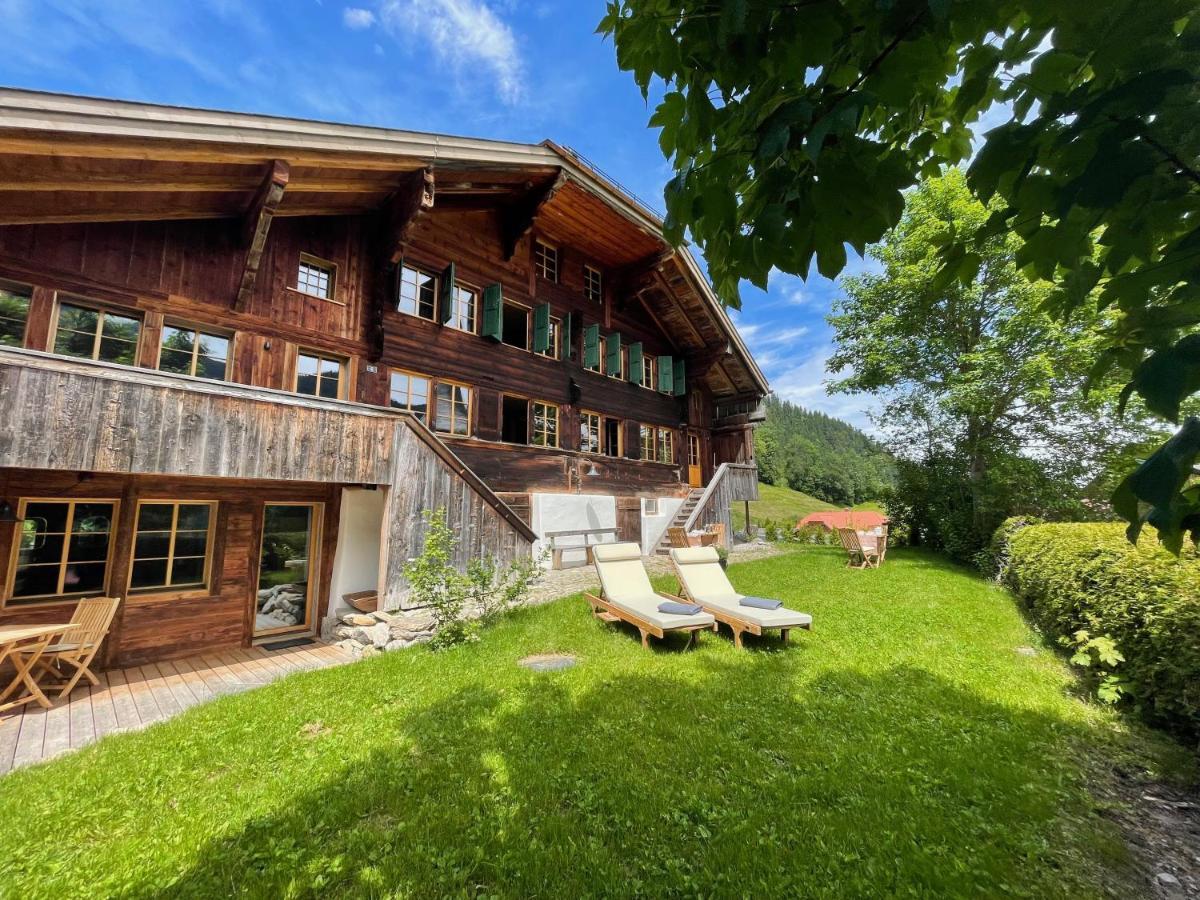 Alpen Charme - Chalet D'Hotes Et Spa Gsteig ภายนอก รูปภาพ