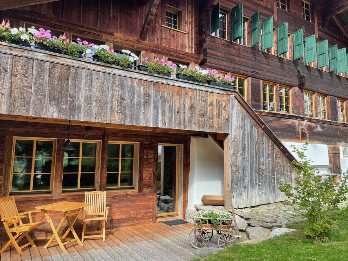 Alpen Charme - Chalet D'Hotes Et Spa Gsteig ภายนอก รูปภาพ