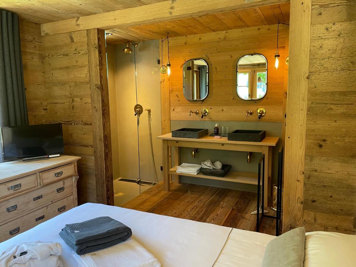 Alpen Charme - Chalet D'Hotes Et Spa Gsteig ภายนอก รูปภาพ